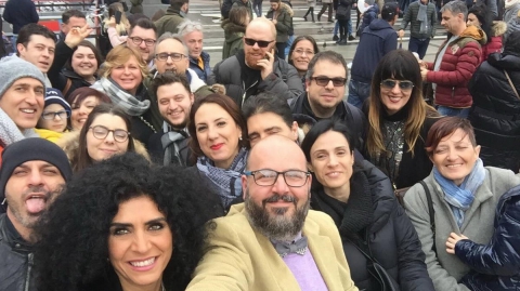 Milano, il raduno dei concorrenti di Masterchef: �� andata bene nonostante i divieti�